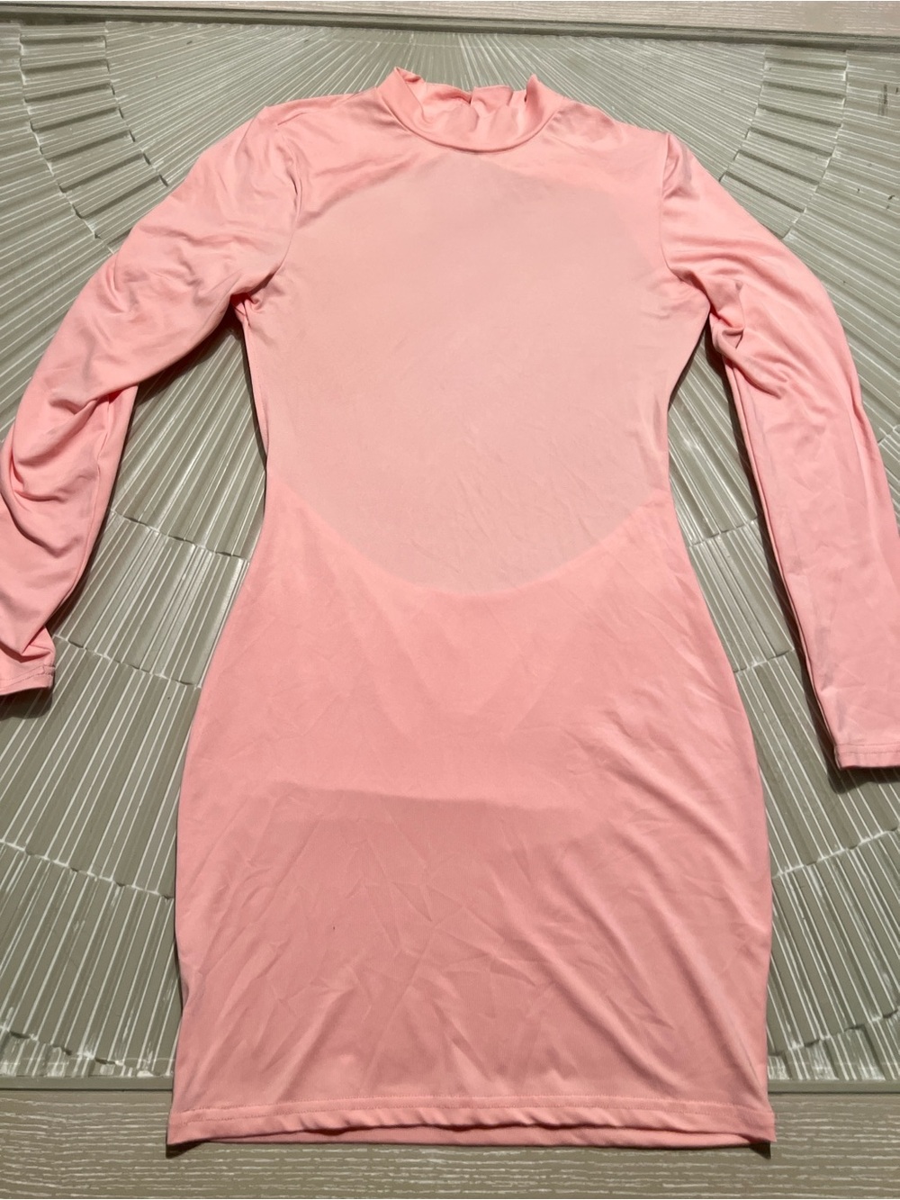 CBR Pink Strapless Bodycon Dress